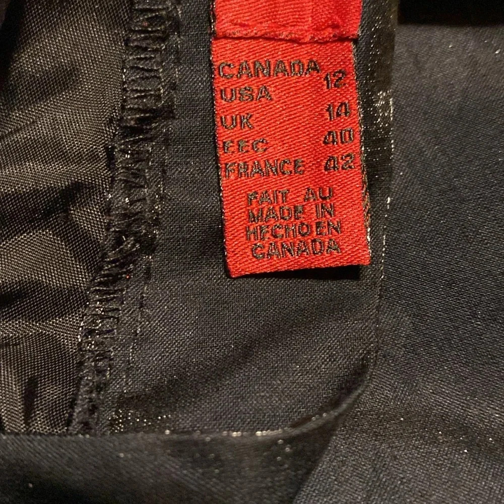 Js Collections Iridescent Black Skirt, Size 12 - image 3